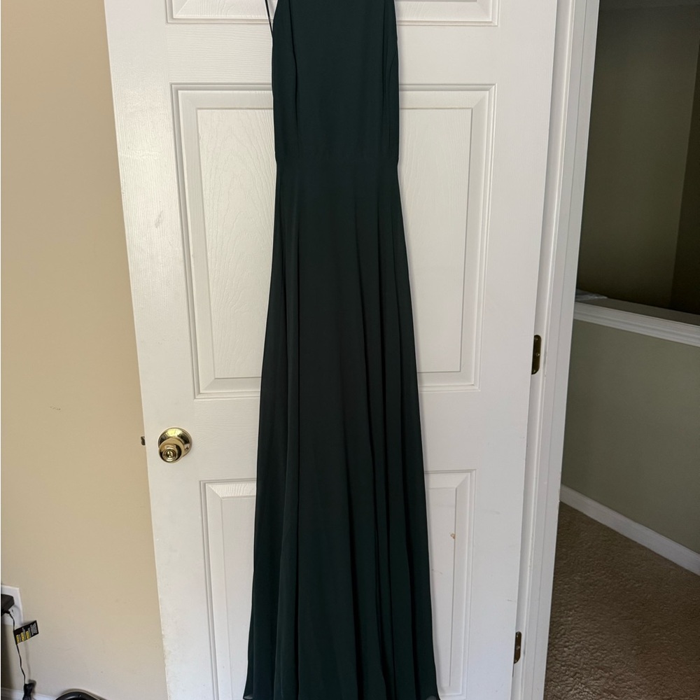 Lulu's Dark Green Maxi Dress